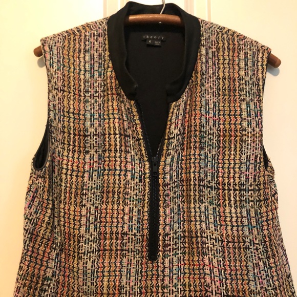 $395 Theory Chromatic Emoran Dress - Picture 6 of 7